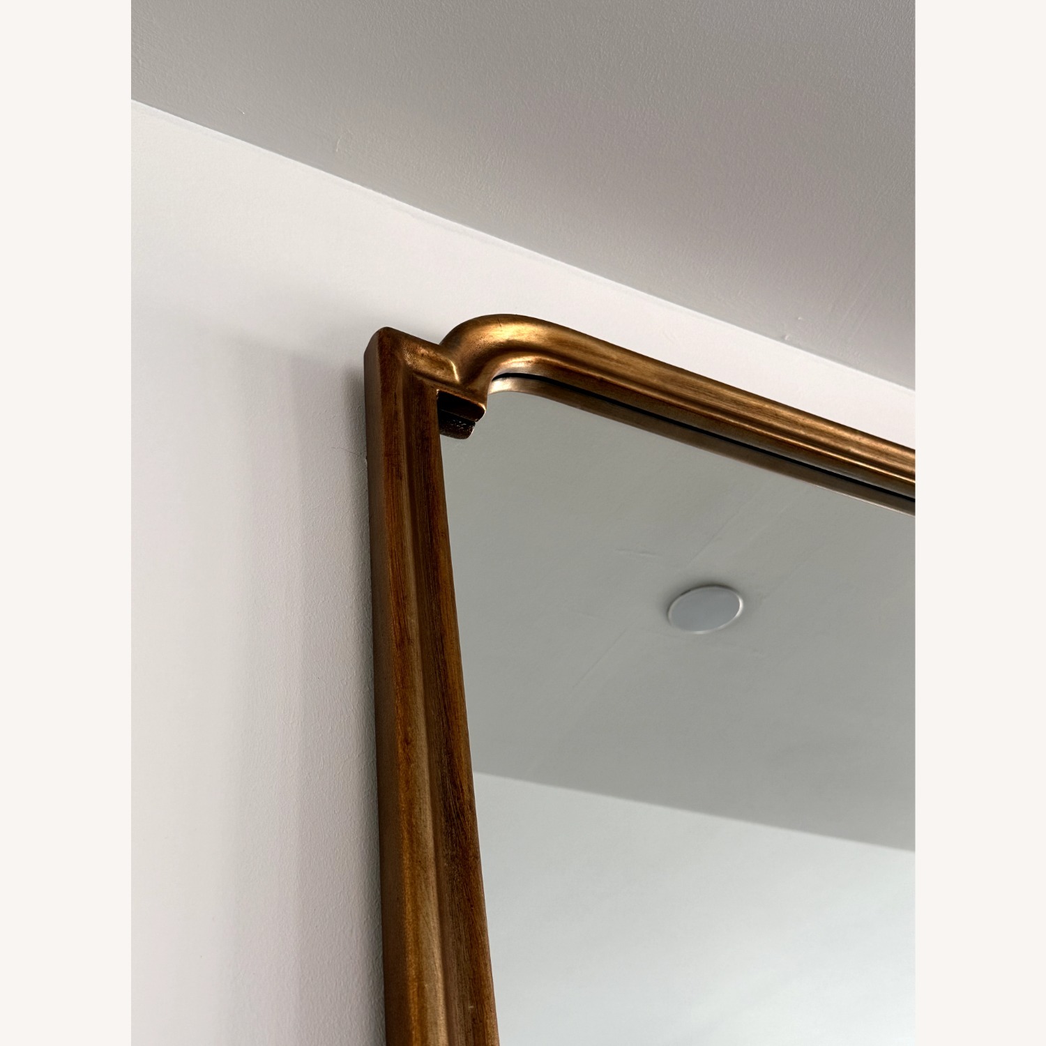 Pair of Anthropologie Brass Wall Mirrors - image-3