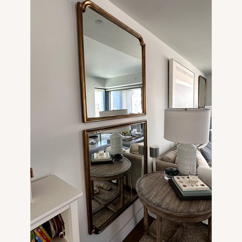 Used Pair of Anthropologie Brass Wall Mirrors for sale on AptDeco