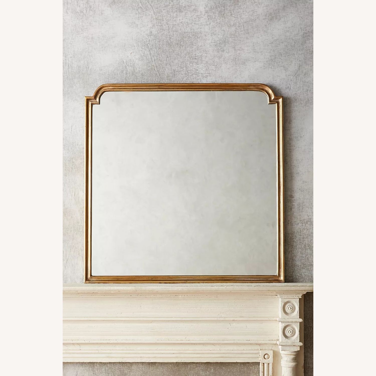 Pair of Anthropologie Brass Wall Mirrors - image-5