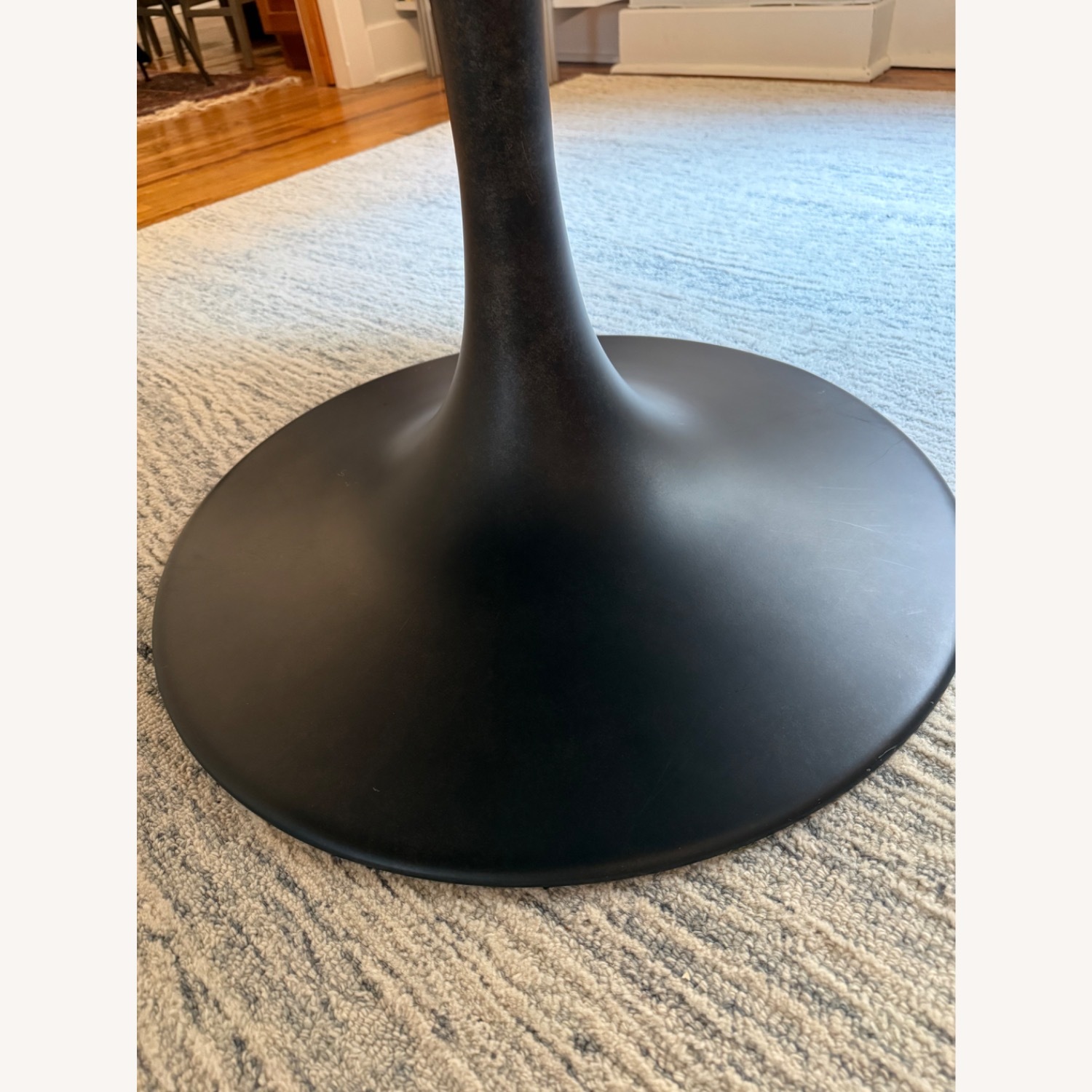 Williams Sonoma Dark Brown Tulip Pedestal Dining Table - image-8