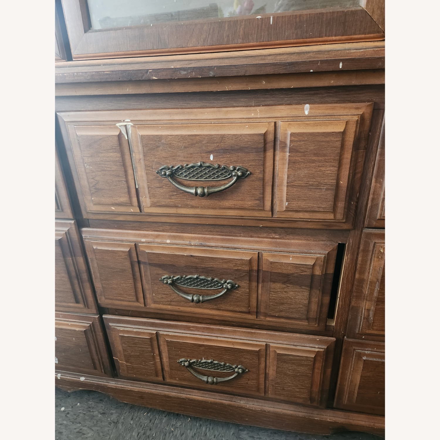 China Furniture & Arts Dark Brown Wood Armoire - image-5