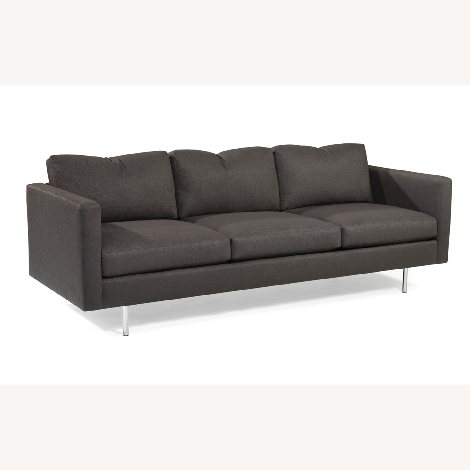 Thayer Coggin Light Gray Fabric 3+ Seater Sofa - image-6