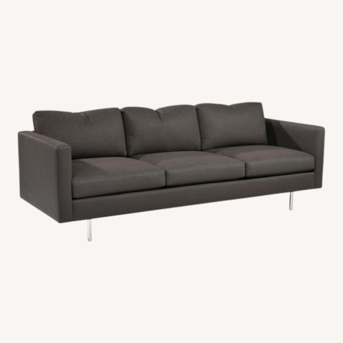 Used Thayer Coggin Light Gray Fabric 3+ Seater Sofa for sale on AptDeco