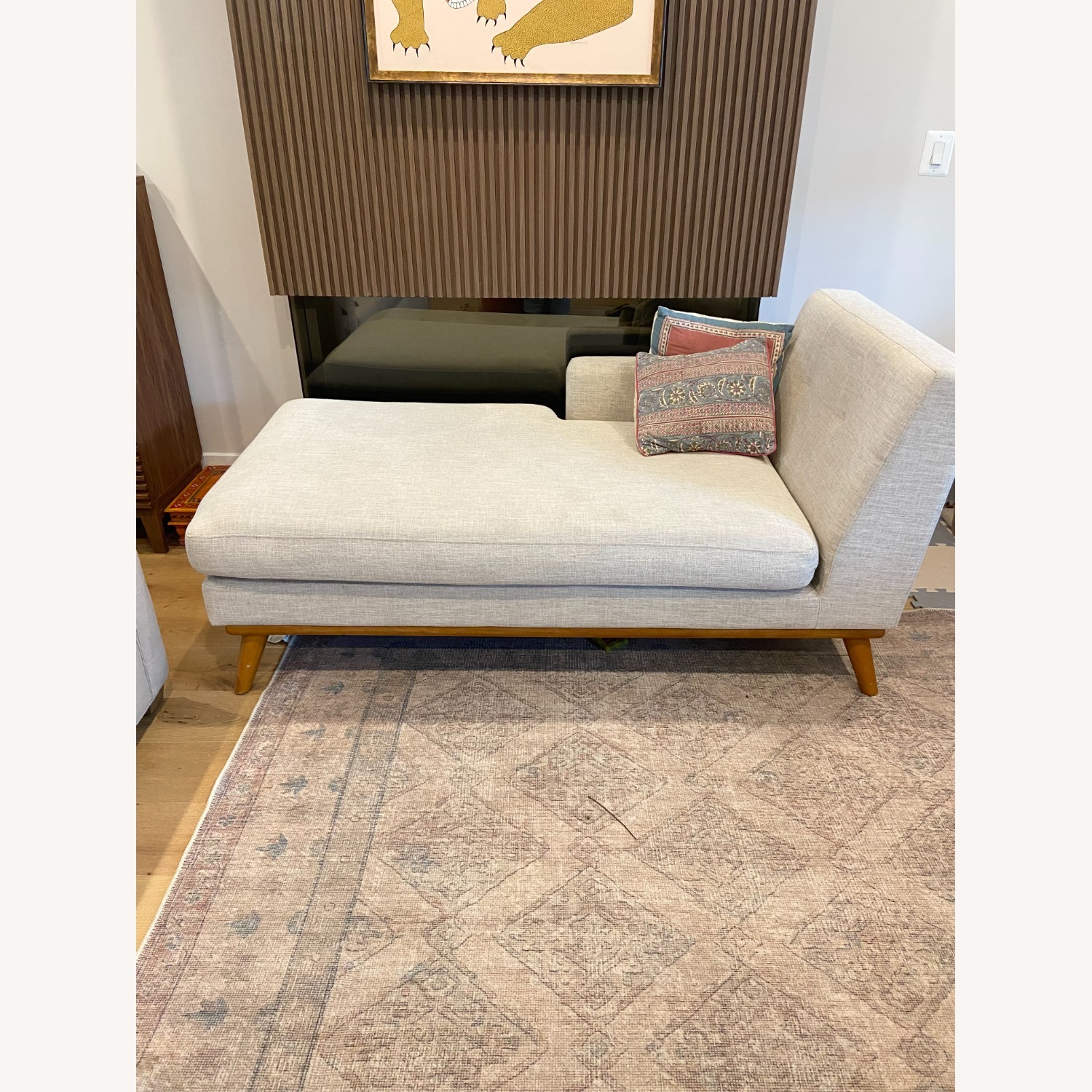 Modway Engage Natural Chaise Left Facing Lounge - image-1