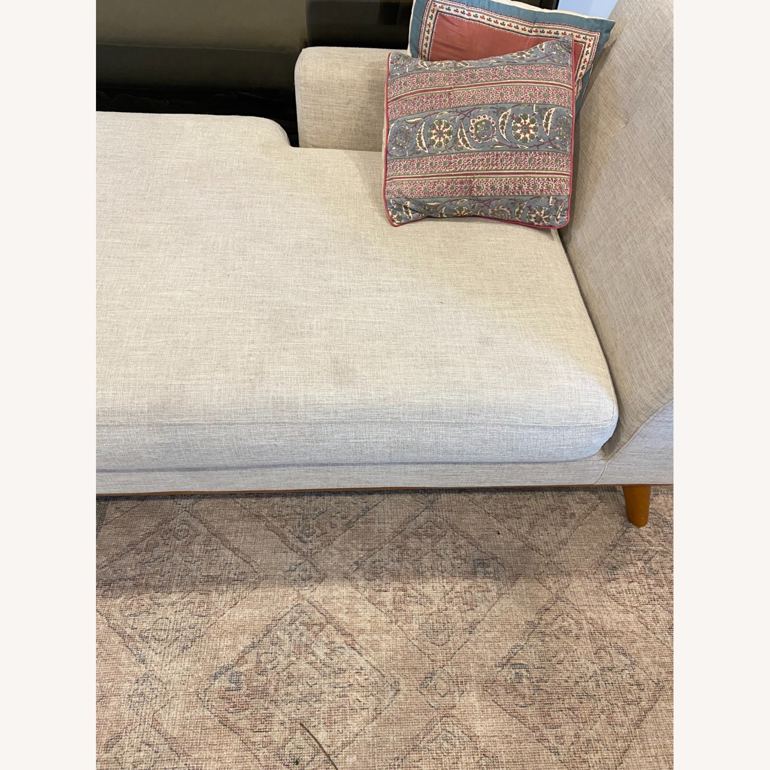 Modway Engage Natural Chaise Left Facing Lounge - image-4