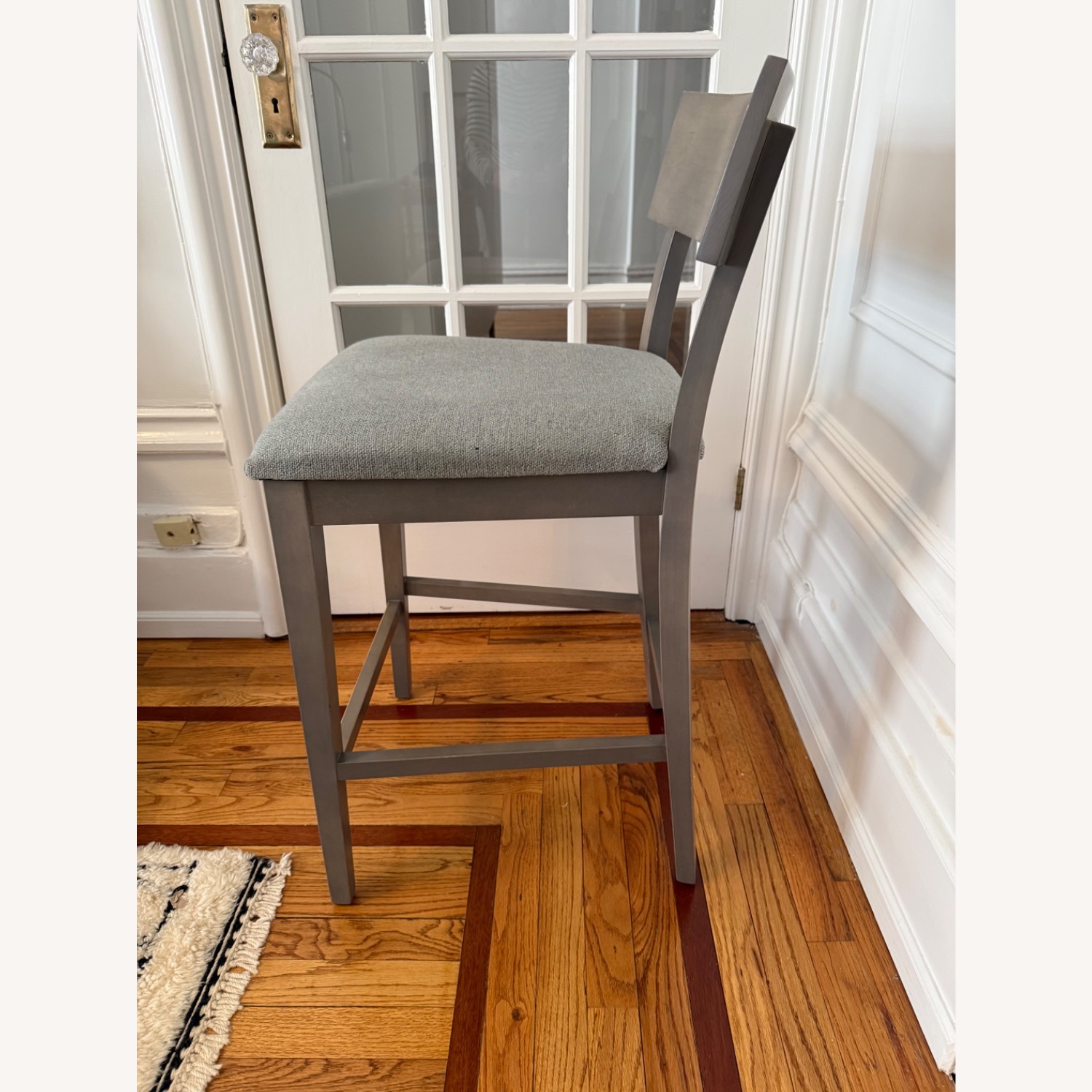 Room & Board Doyle Counter Blue Stools - image-3