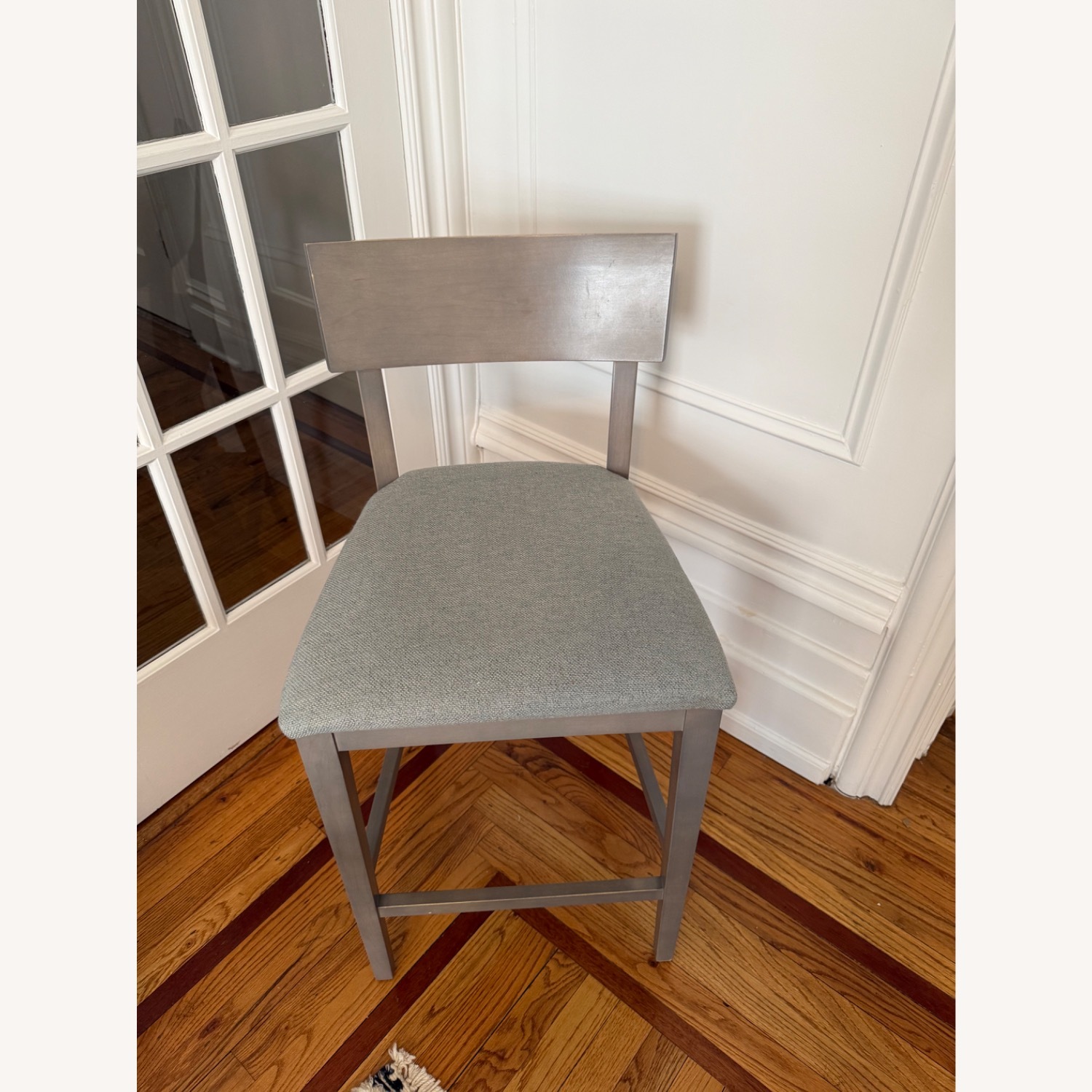 Room & Board Doyle Counter Blue Stools - image-2