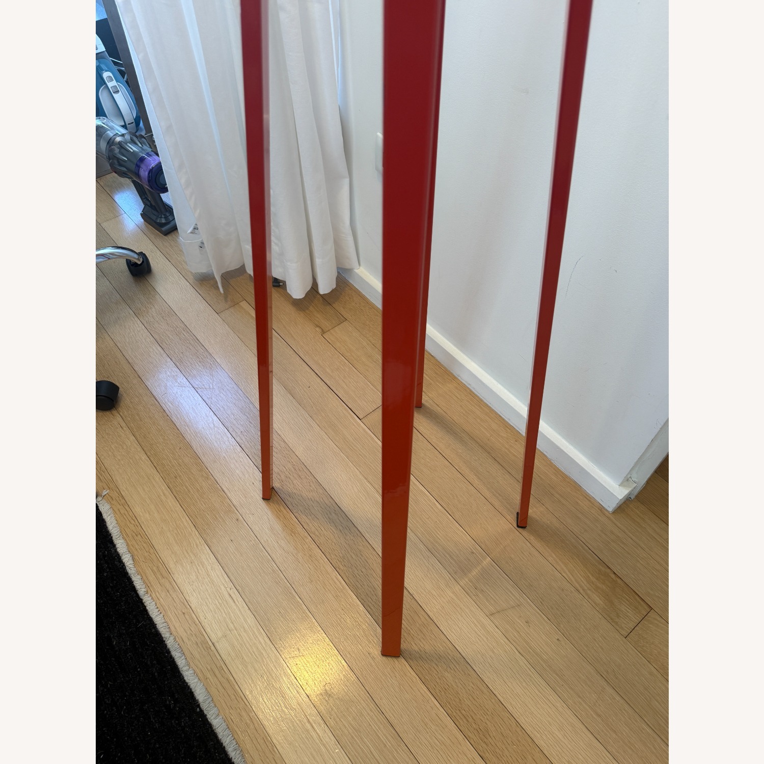 Blu Dot Splash Red Wood Coat Rack - image-5
