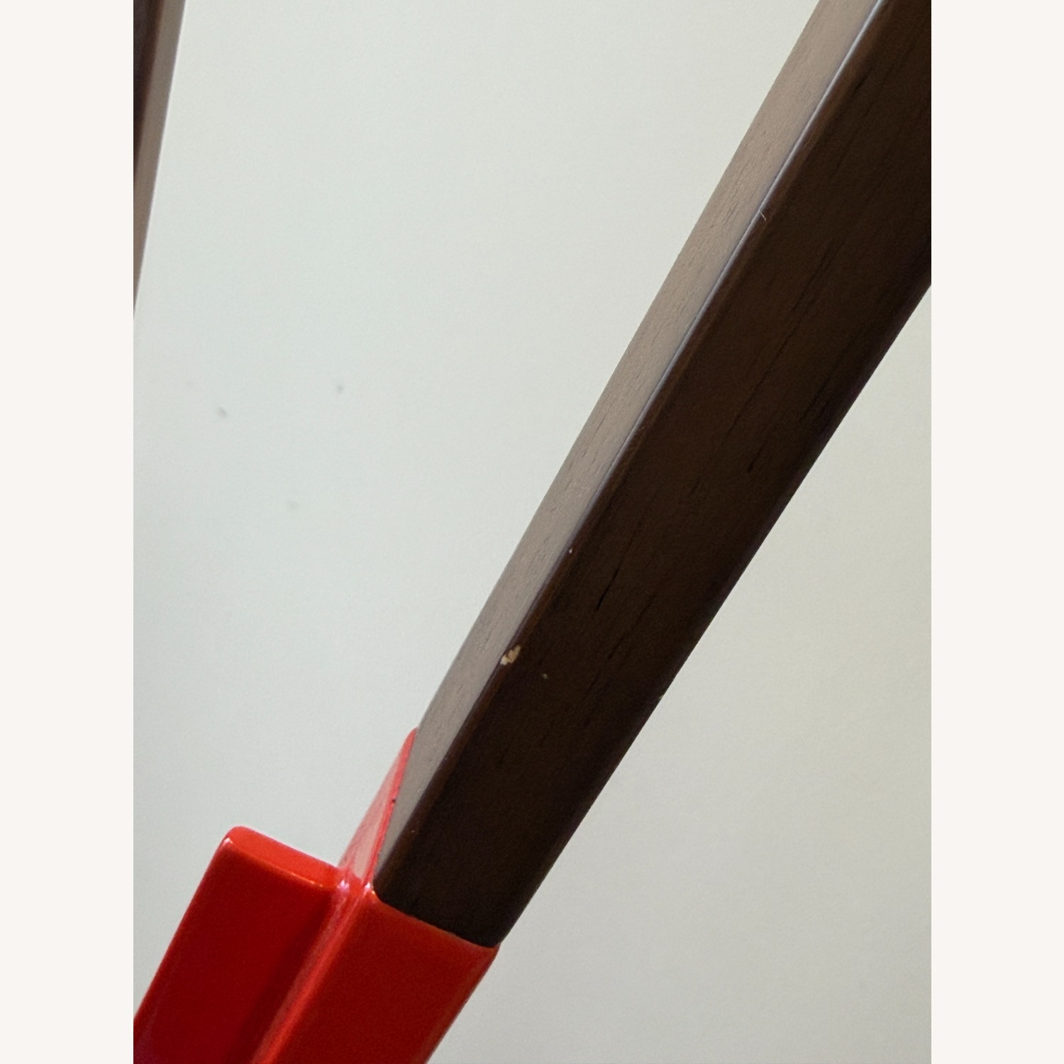 Blu Dot Splash Red Wood Coat Rack - image-1