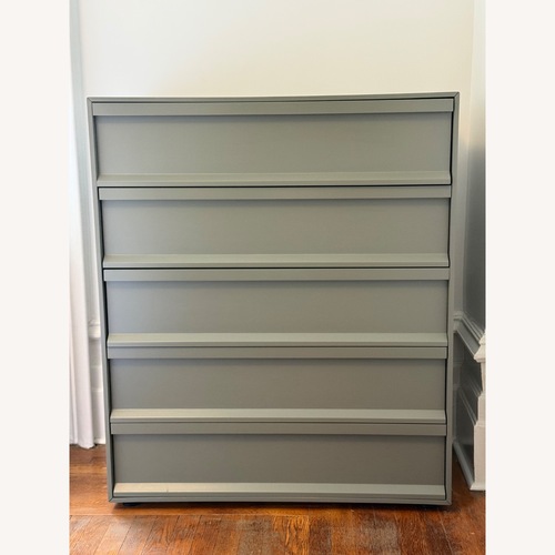 Used Blu Dot Light Gray Superchoice 5-Drawer Dresser for sale on AptDeco