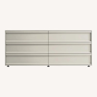 Blu Dot Superchoice Light Gray Wood Dresser