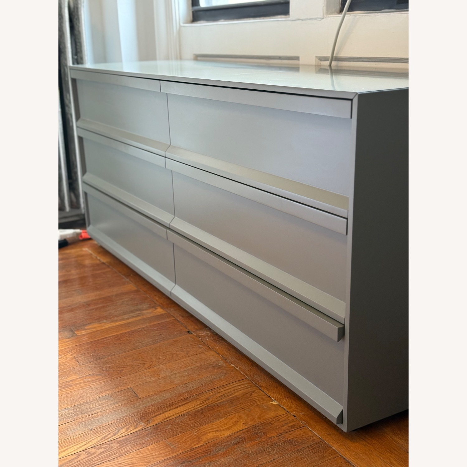 Blu Dot Superchoice Light Gray Wood Dresser - image-1