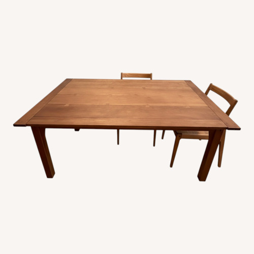 Used Stickley Audi & Co Wood Dining Set for sale on AptDeco