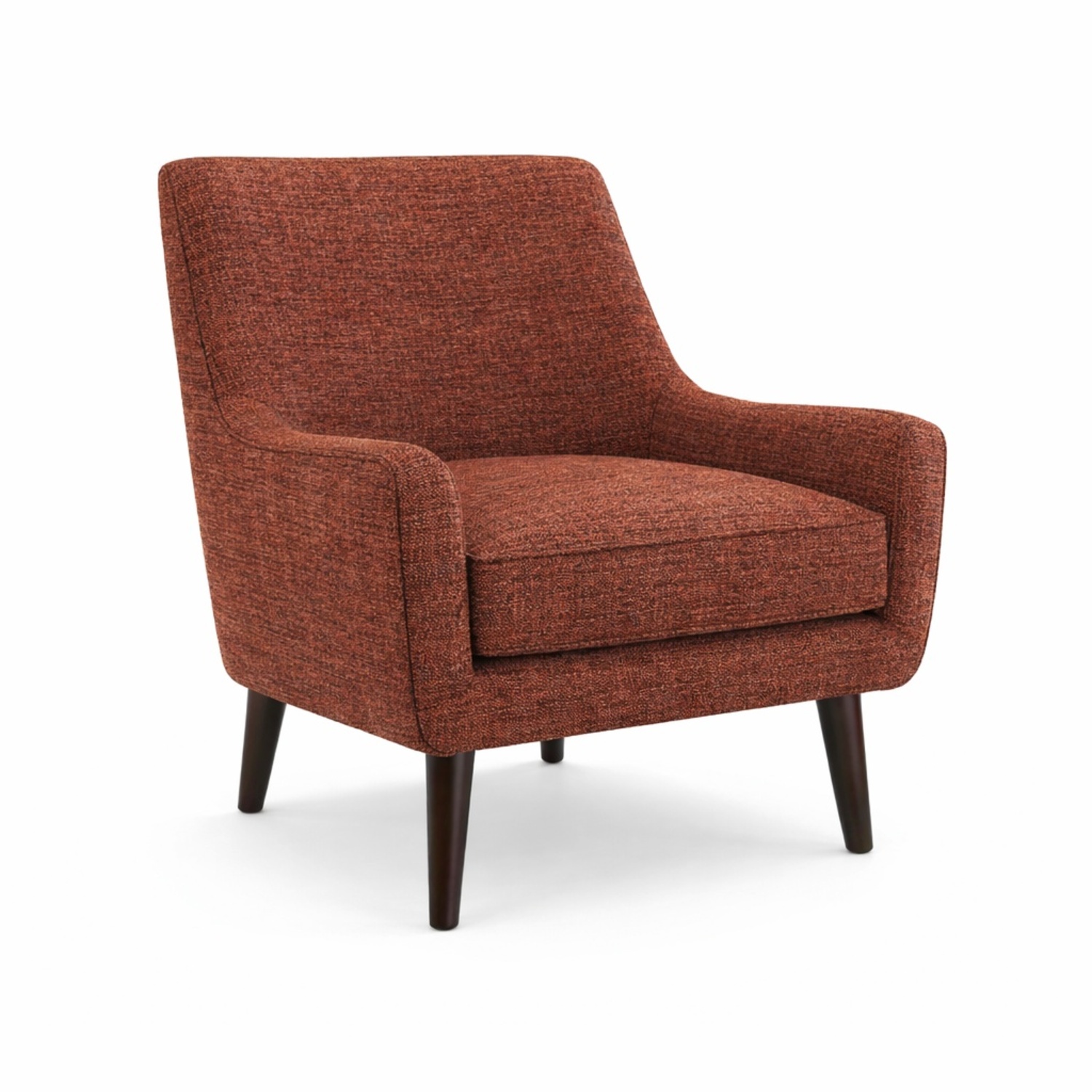 Room & Board Quinn Red Wood Armchair in Rust Red - image-6