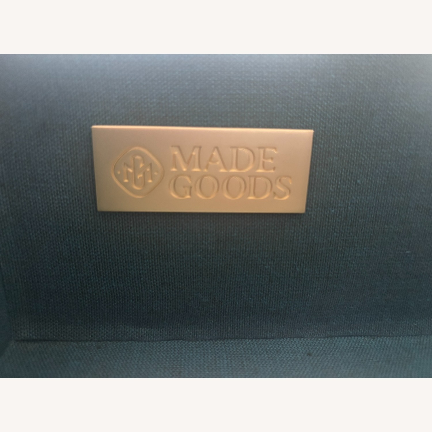 Made Goods Bespoke Blue Fabric Dresser - image-4