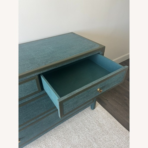 Used Made Goods Bespoke Blue Fabric Dresser for sale on AptDeco
