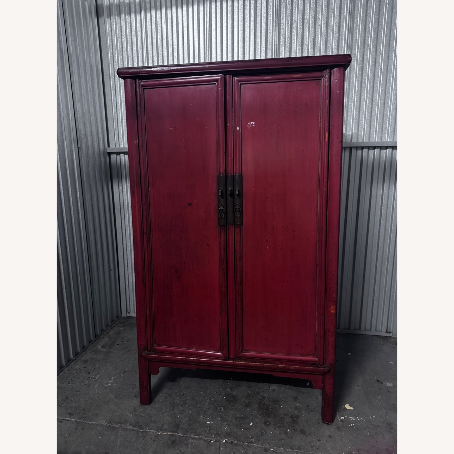 Chinese Antique Wood Storage Cabinet - image-3