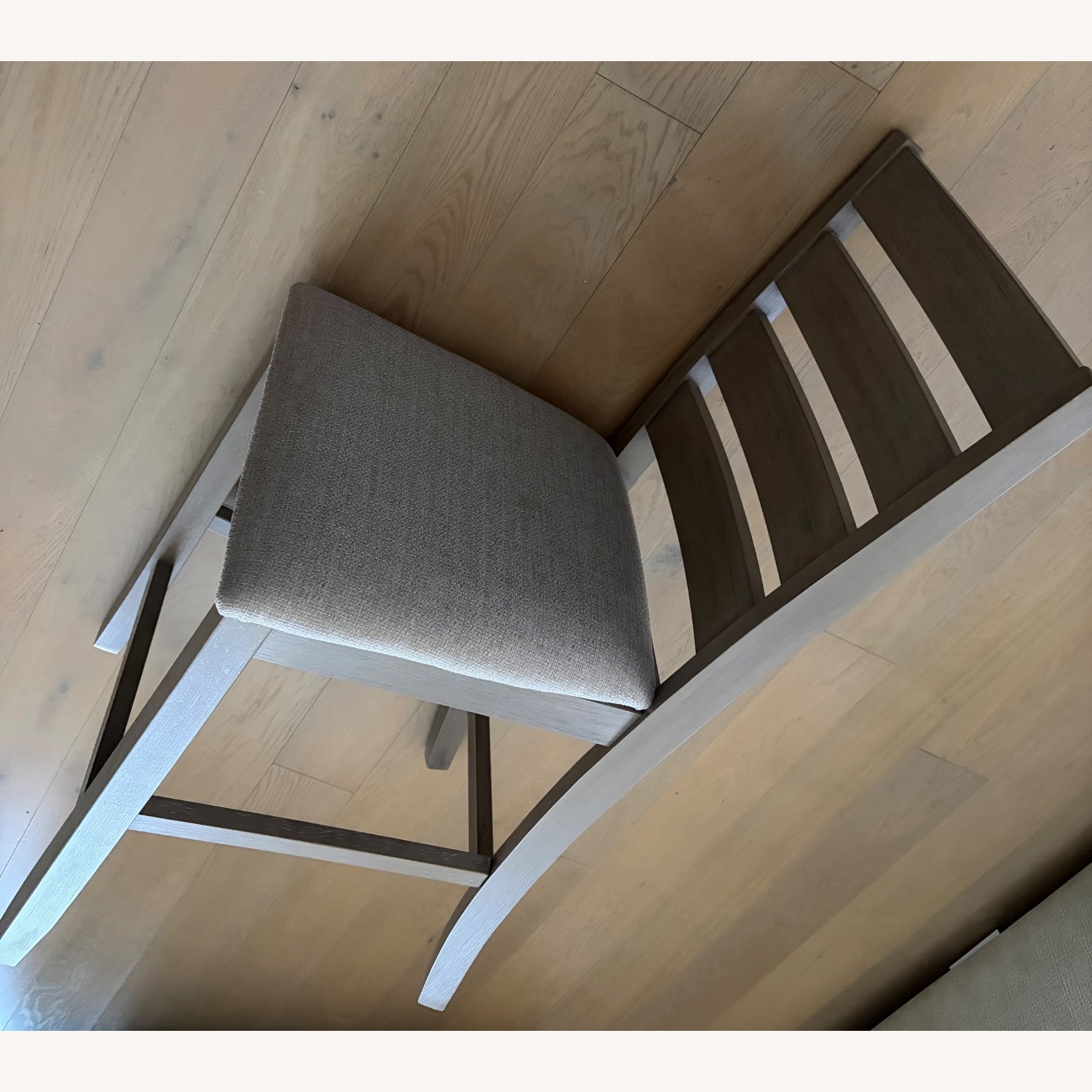 Macy's JGW Furniture Light Gray Fabric Stools - image-2