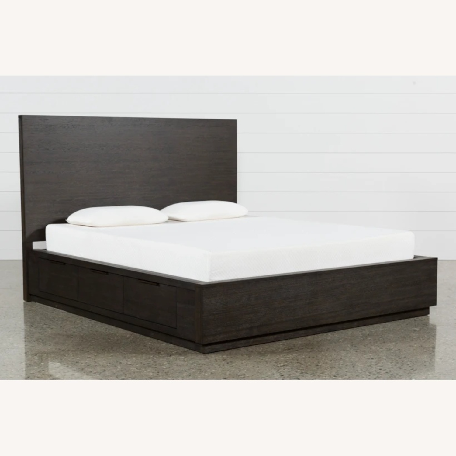 Living Spaces Pierce Espresso Wood King Bed - image-4