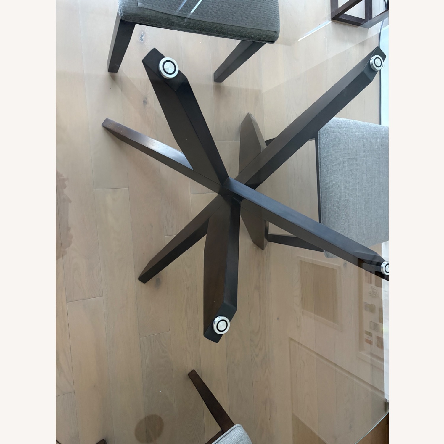 Macy's Amy Light Brown Glass Dining Sets - image-2