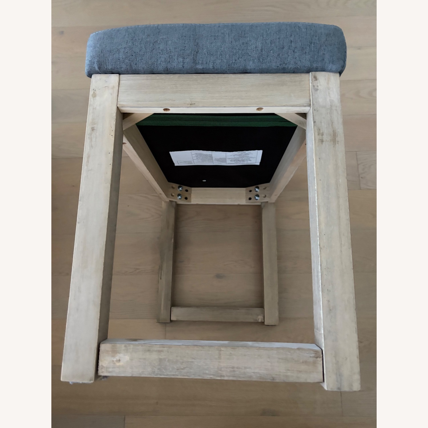 ModernLuxe Wooden Shoe-Changing Bench - image-3