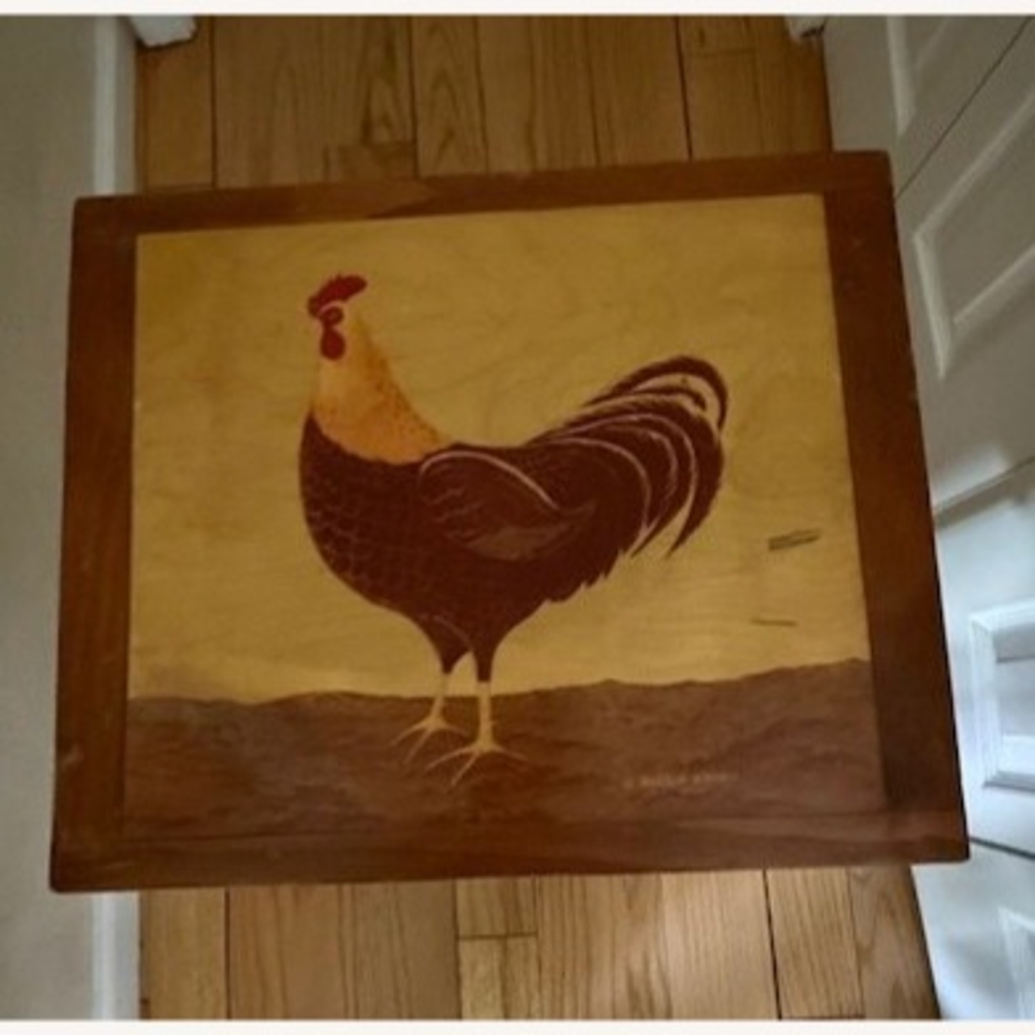 Vintage/Antique Dark Brown Wood Décor - image-1