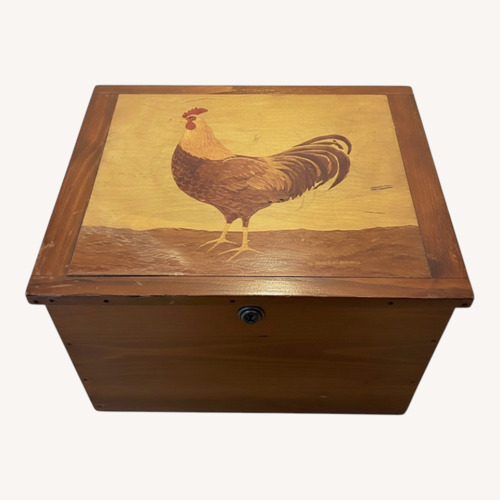 Used Vintage/Antique Dark Brown Wood Décor for sale on AptDeco