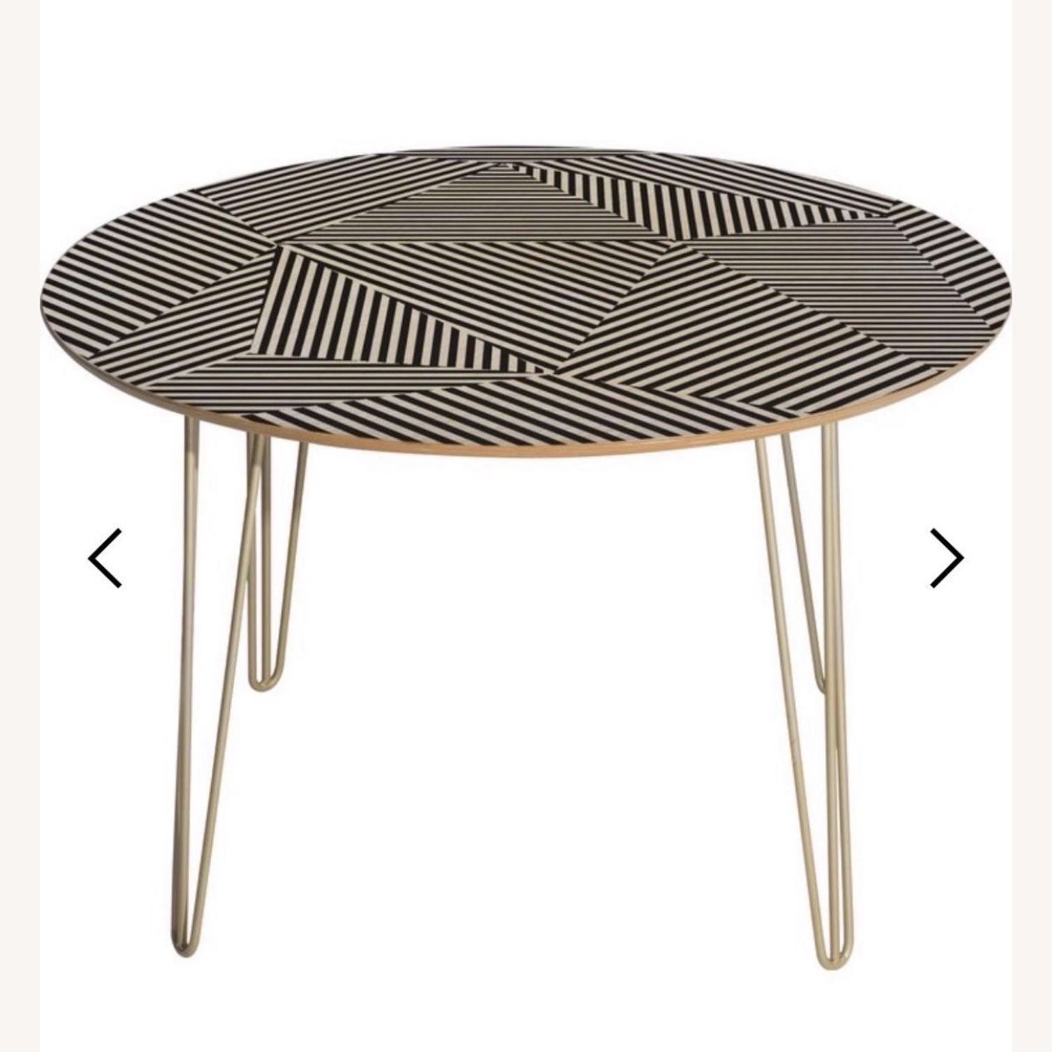 Chaderick Round Metal Base Dining Table - image-2