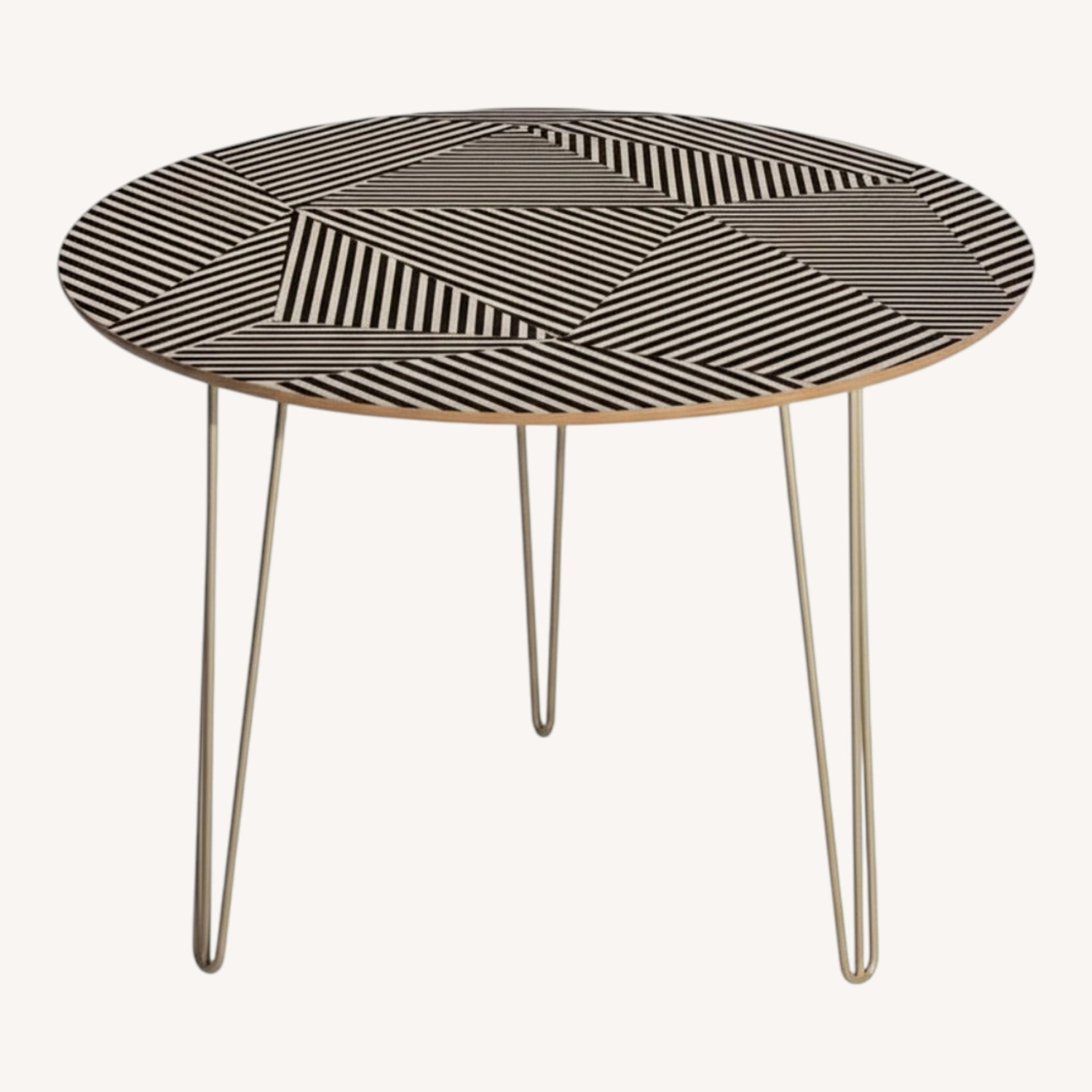 Chaderick Round Metal Base Dining Table - image-0