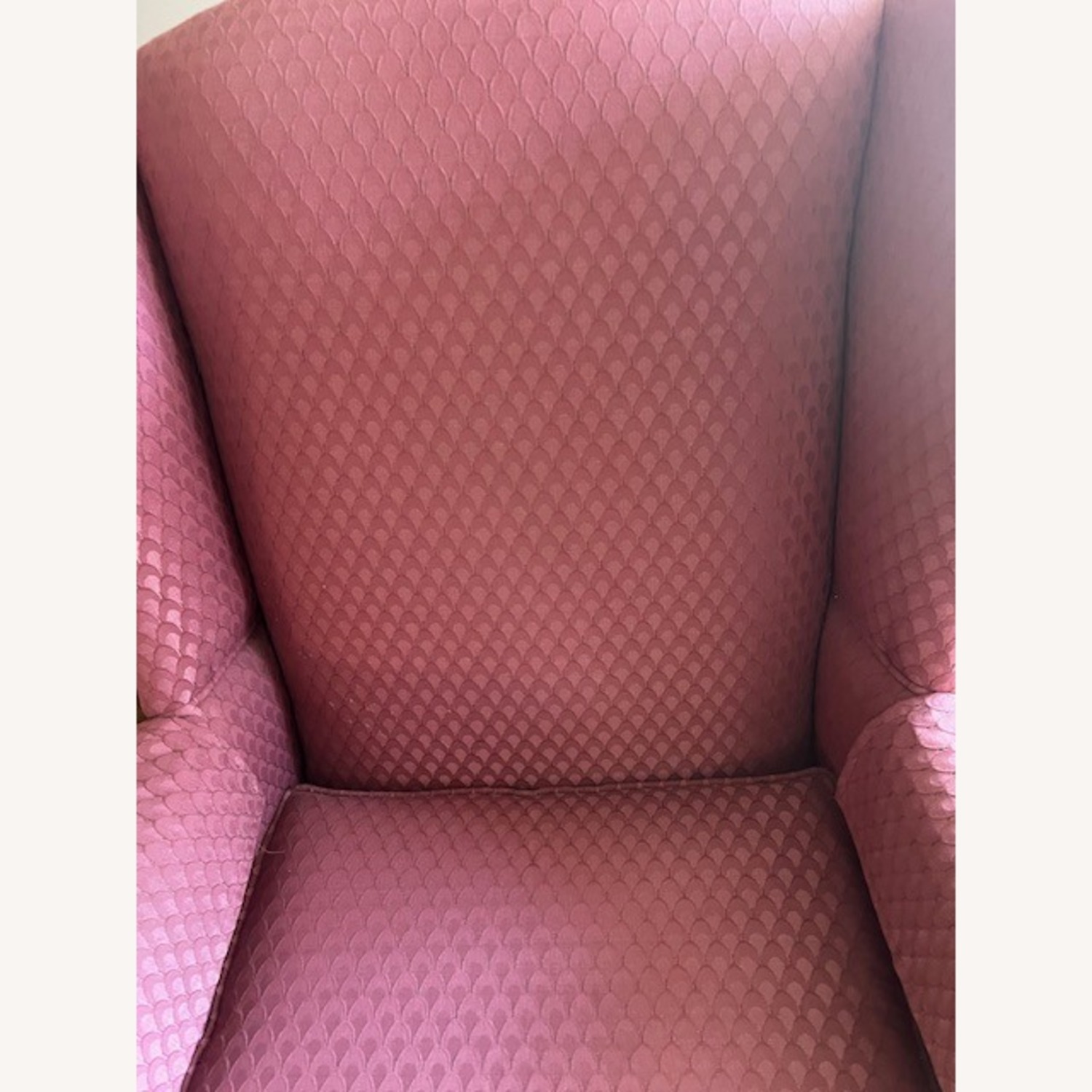 Pembrook Chair Corp. Pink Fabric Armchair - image-2