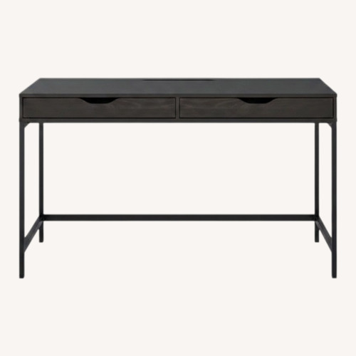 Used IKEA Alex Dark Gray Lacquer Desk for sale on AptDeco