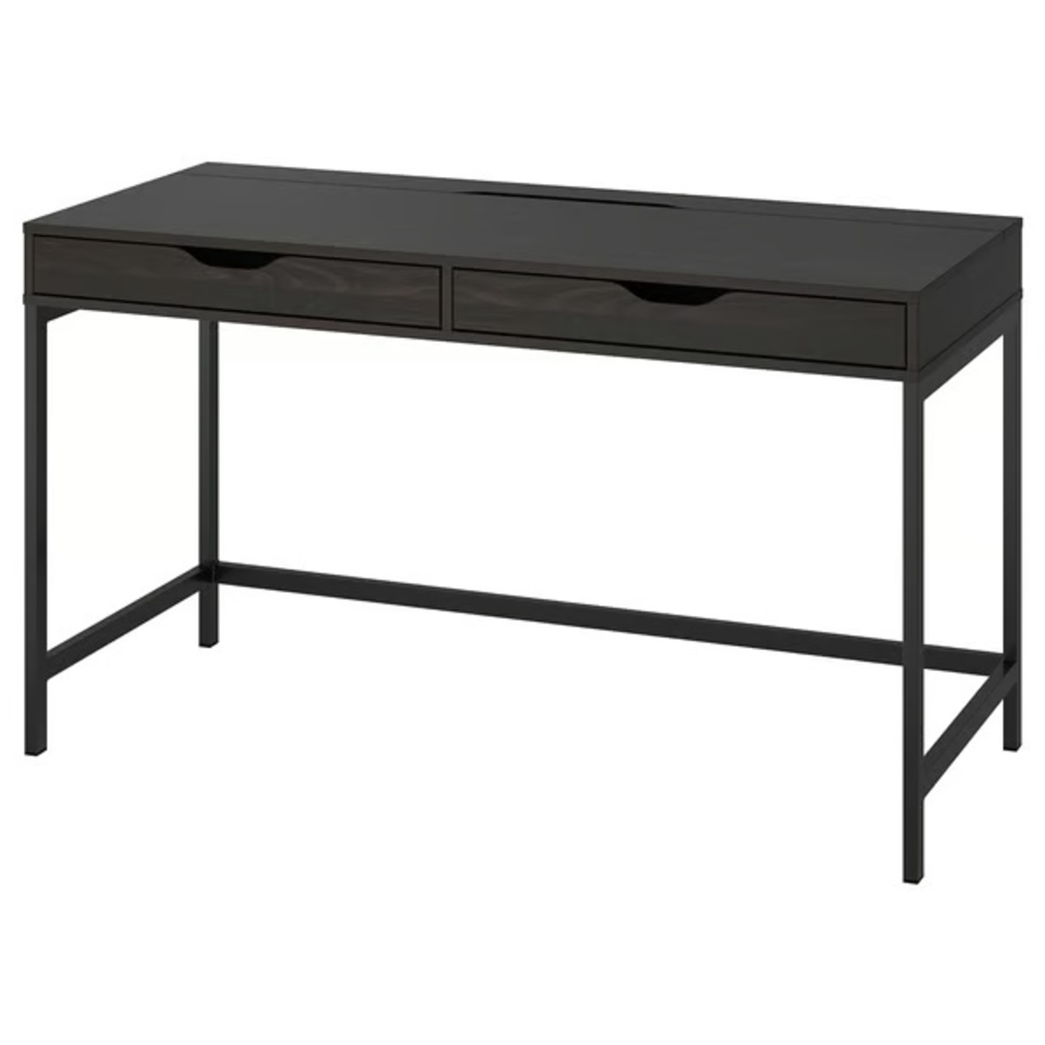 IKEA Alex Dark Gray Lacquer Desk - image-9