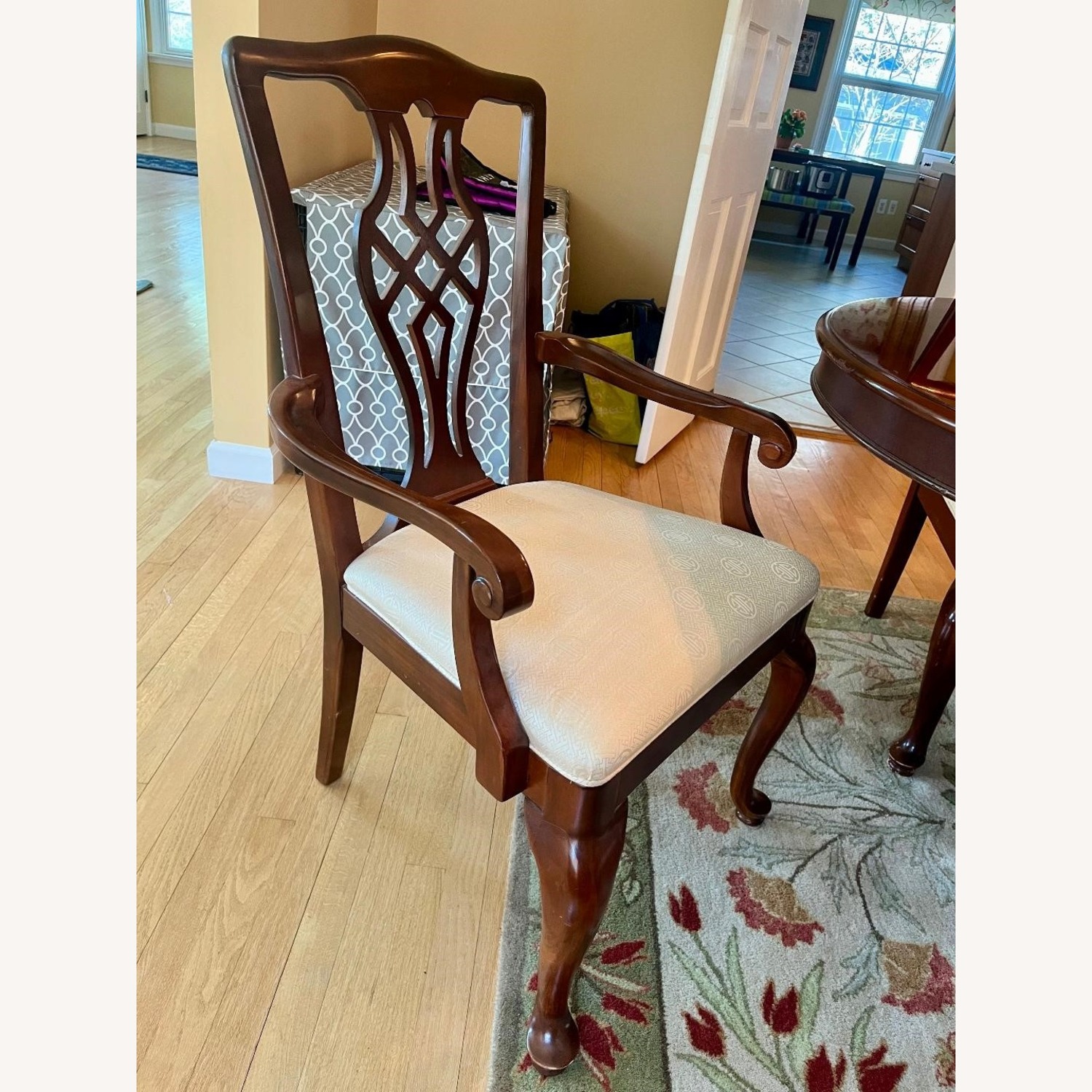 Vintage/Antique Dark Brown Dining Set - image-5