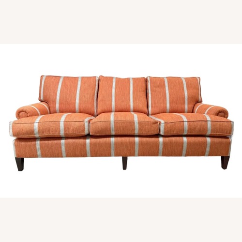 Used George Smith Orange Fabric 2 Seater Sofa for sale on AptDeco