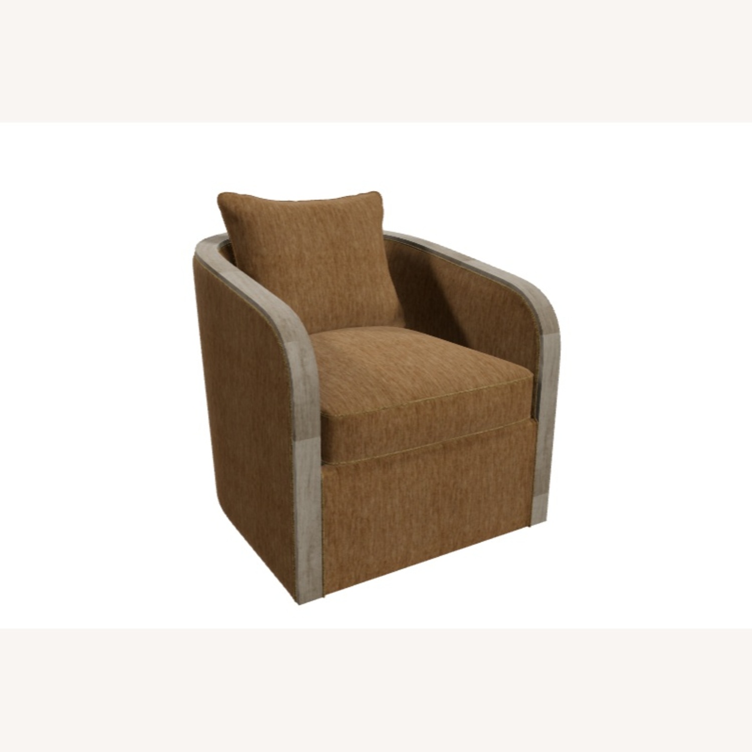 Craftmaster Furniture Dark Brown Boucle Armchair - image-6