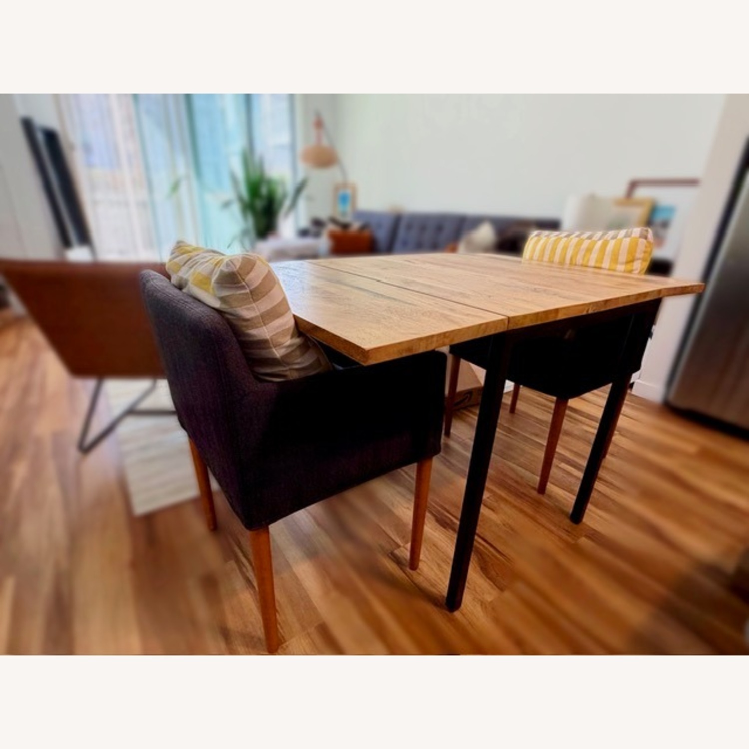 West Elm Box Frame Drop Leaf Extendable Table (24"–48") - image-2