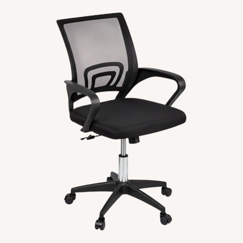 Used Staples Black Ergonomic Mesh Swivel Chair for sale on AptDeco