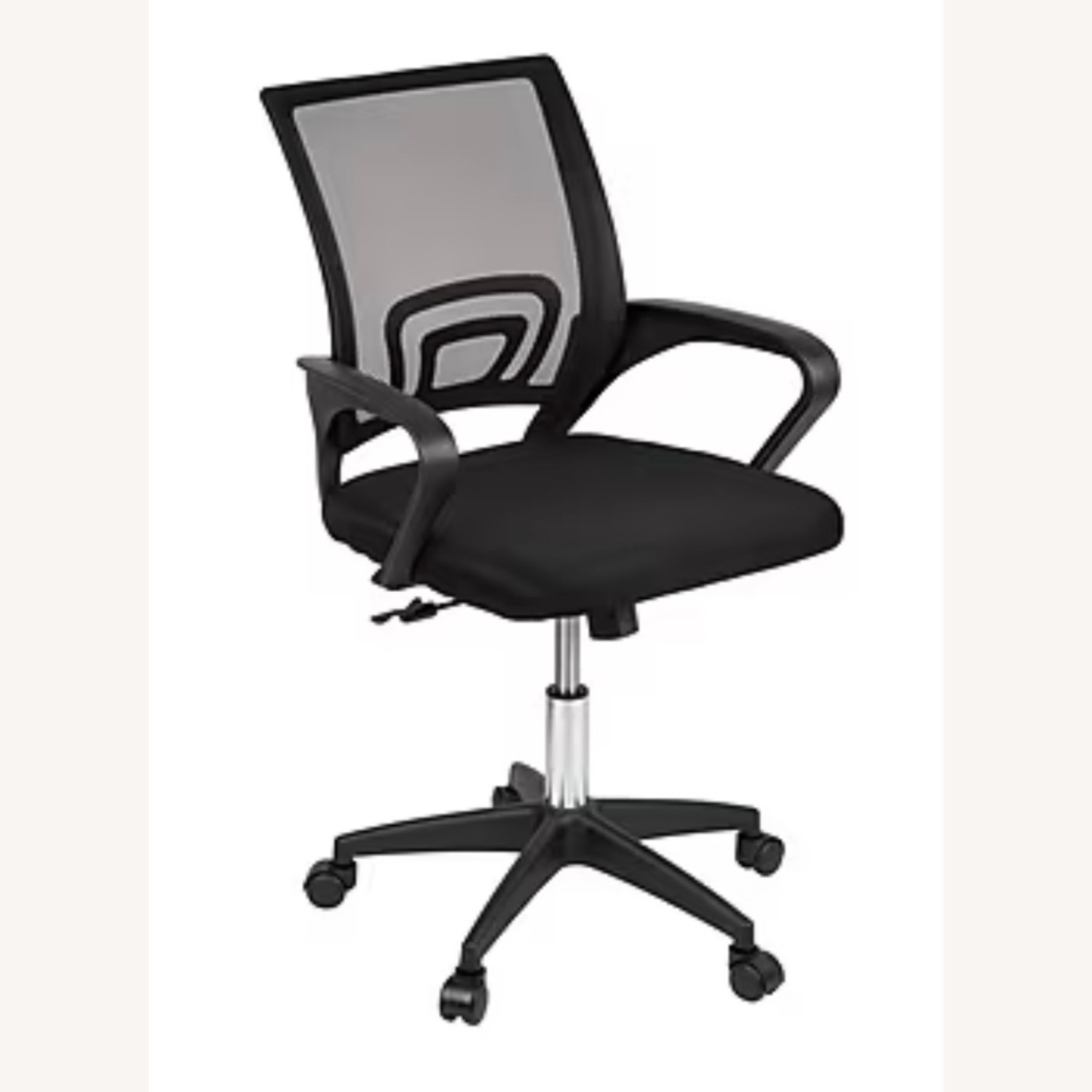 Staples Black Ergonomic Mesh Swivel Chair - image-1