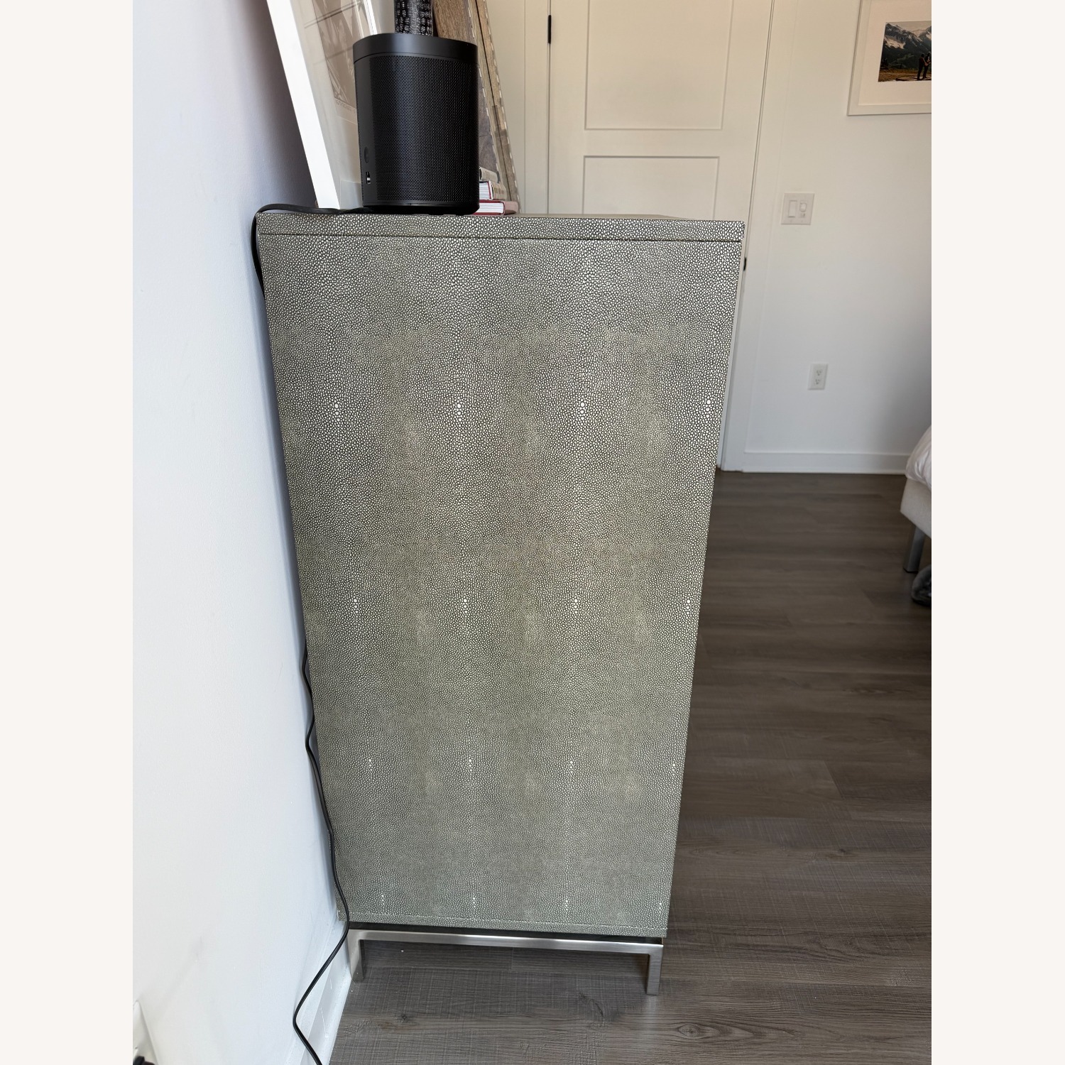 CB2 Shagreen Embossed Tall Chest - image-2