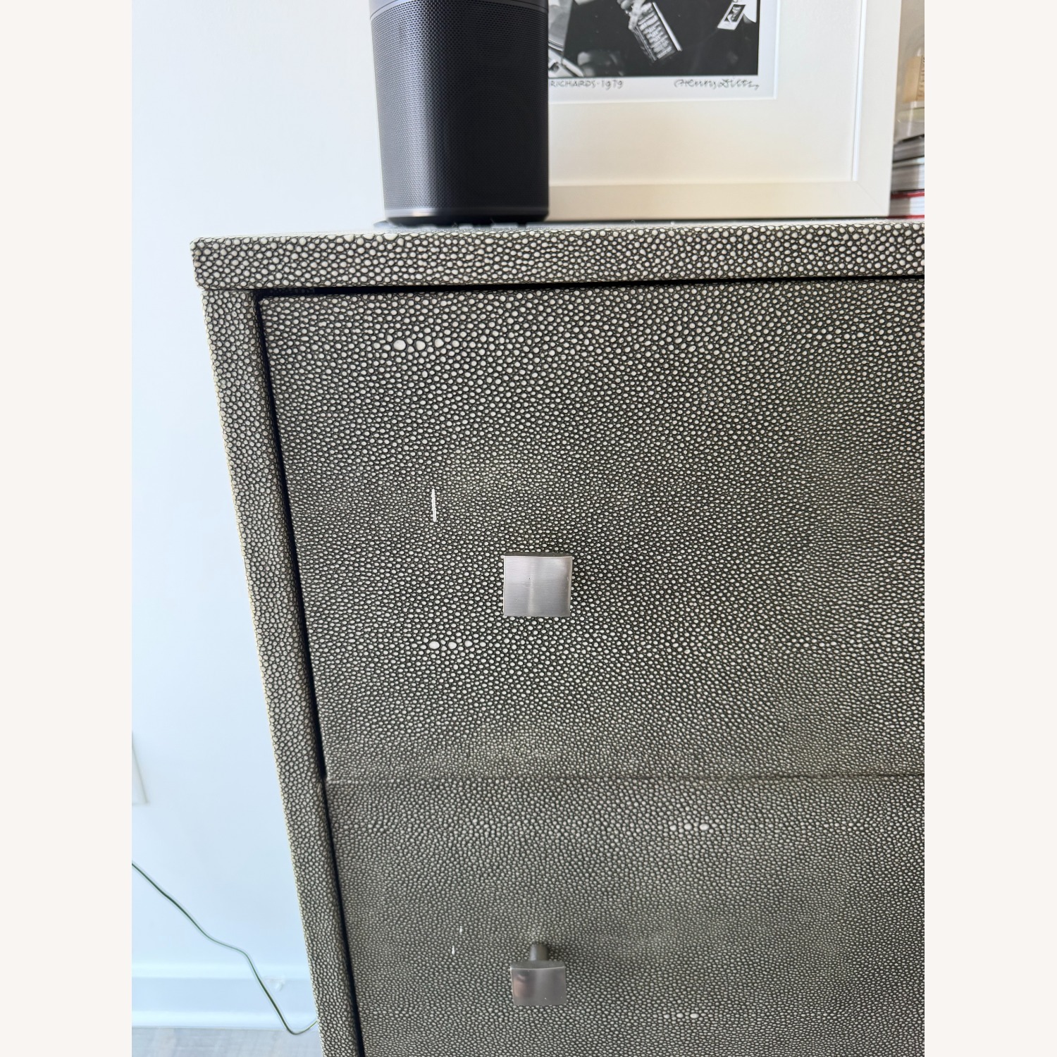 CB2 Shagreen Embossed Tall Chest - image-5