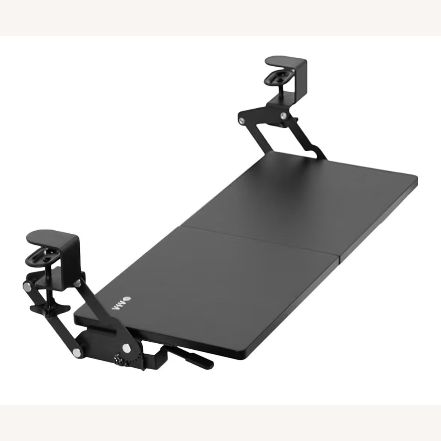 Vivo Dark Brown Metal Desk - image-4