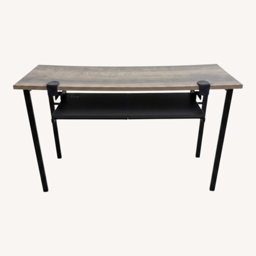 Used Vivo Dark Brown Metal Desk for sale on AptDeco
