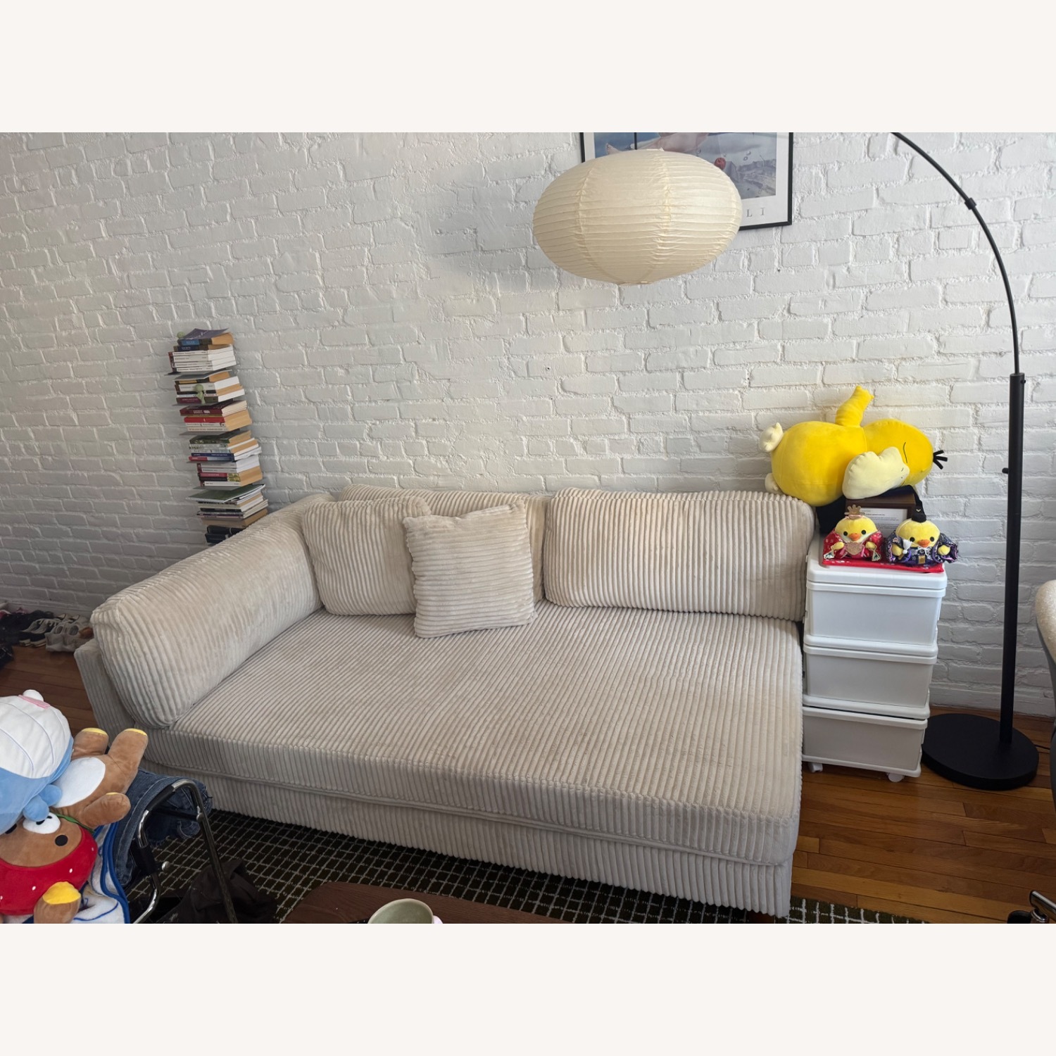 Wayfair Natural Fabric 2 Seater Sofa - image-2