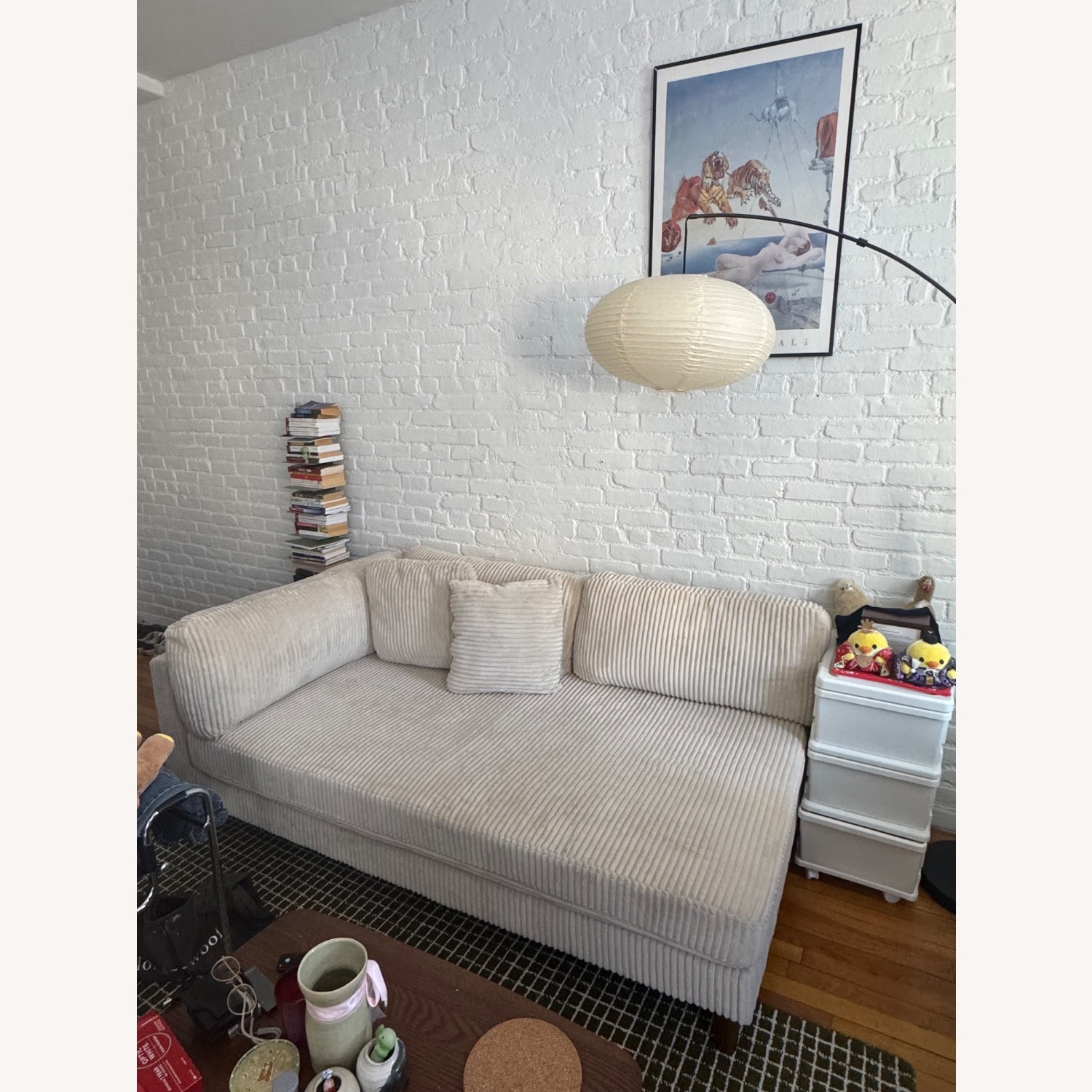 Wayfair Natural Fabric 2 Seater Sofa - image-1