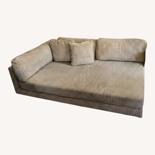 Used Wayfair Natural Fabric 2 Seater Sofa for sale on AptDeco