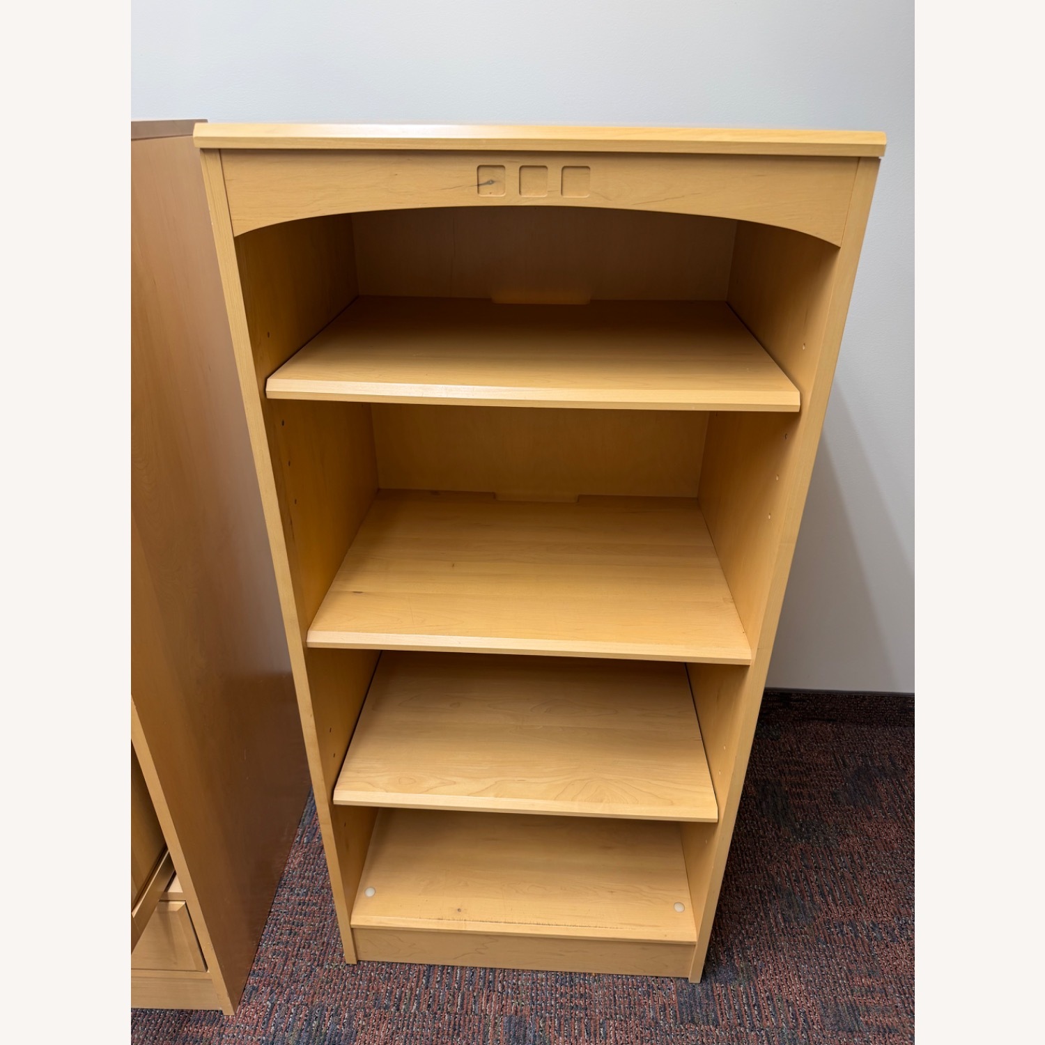 Ethan Allen 2 Piece Armoire W Shelf - image-3