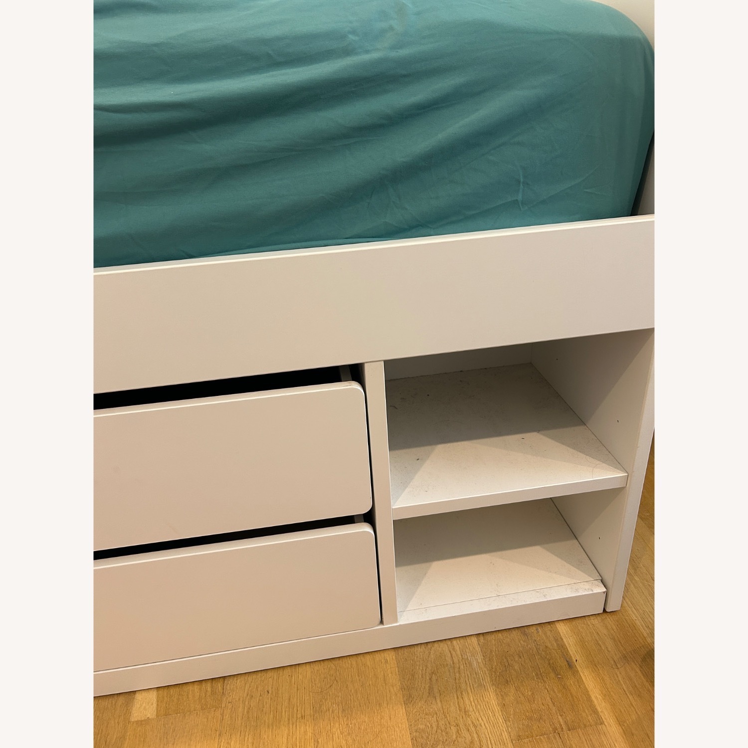 IKEA SLÄKT Twin Bed with Storage Drawers - image-7