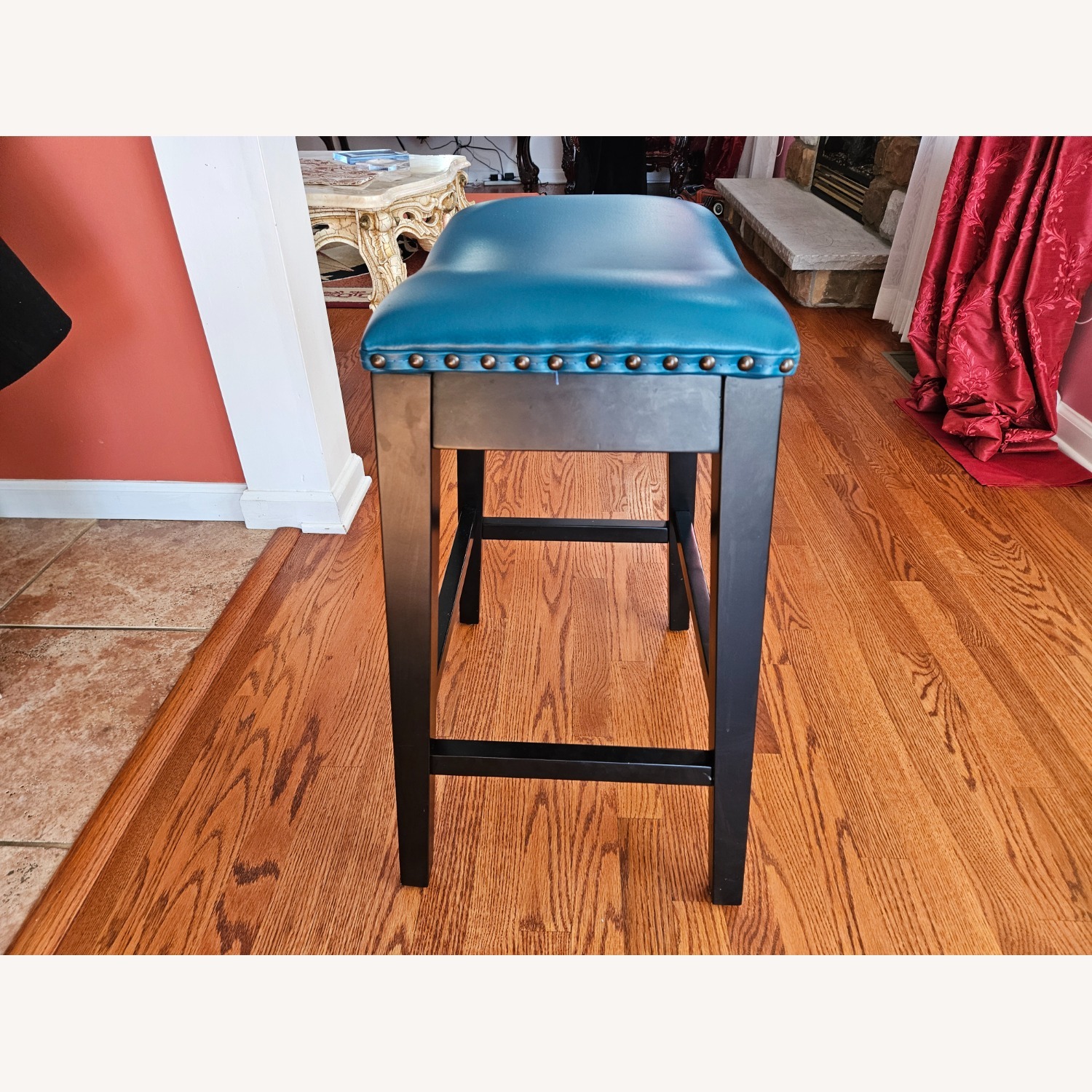 Wayfair Blue Faux Leather Stools - image-20