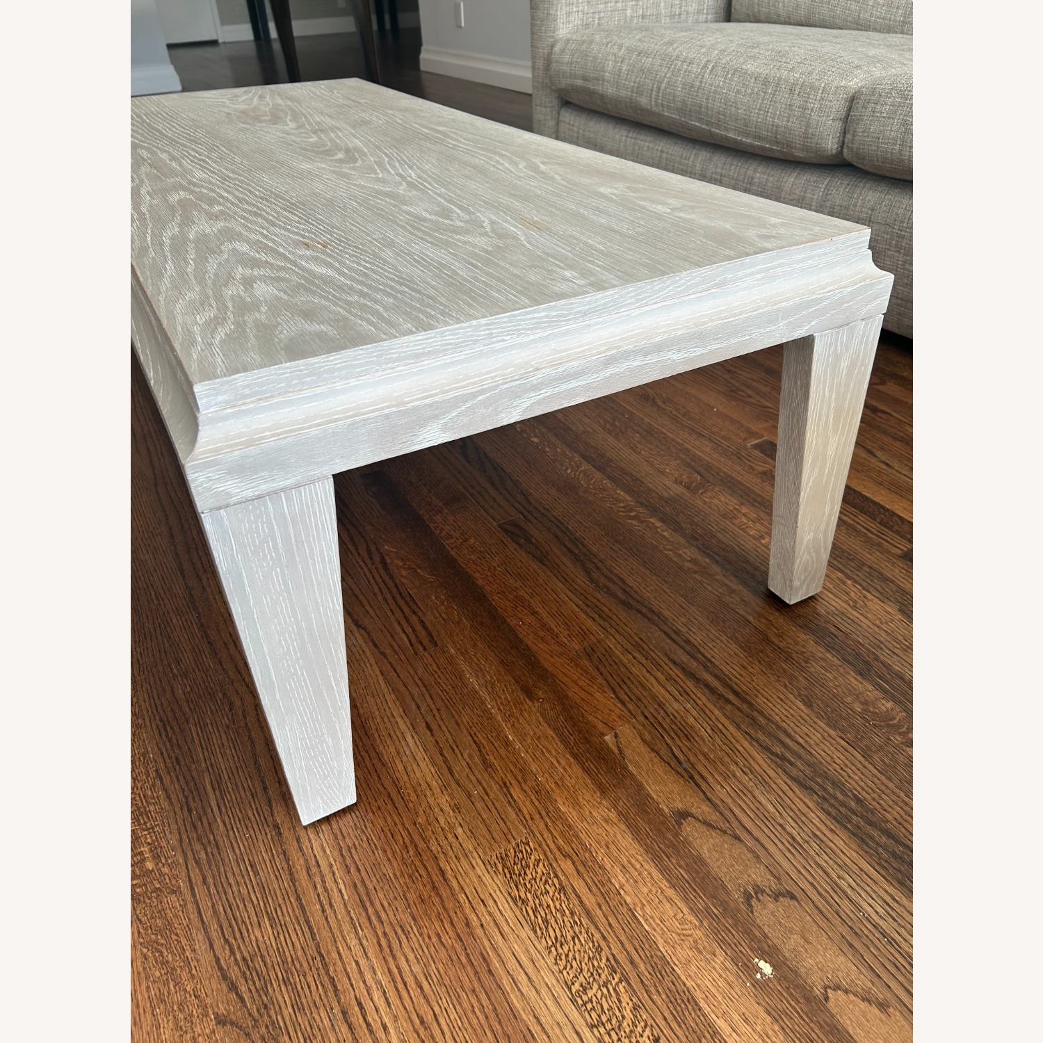 B. Soleimani Light Gray Wood Coffee Table - image-3