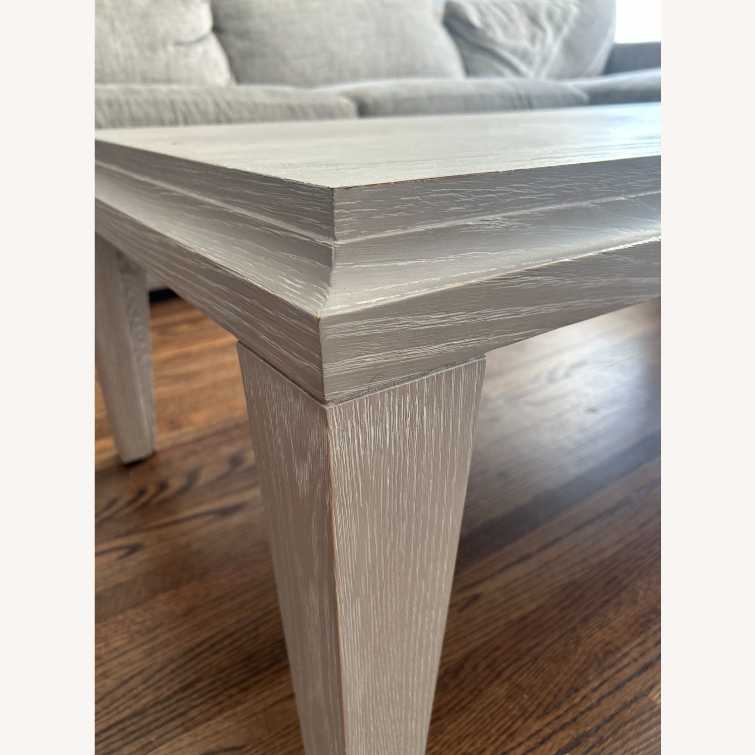 B. Soleimani Light Gray Wood Coffee Table - image-5